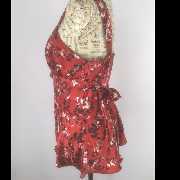 BCX Large Red Halter Top - Picture 2 of 9